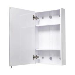 Croydex Finchley Gloss Single Bathroom Wall Cabinet With Mirrored Door (H)690mm (W)400mm - thumbnail 3