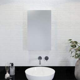 Croydex Finchley Gloss Single Bathroom Wall Cabinet With Mirrored Door (H)690mm (W)400mm - thumbnail 5