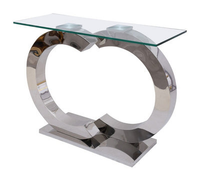 That's Furniture Channel Stylish Glass Hallway Console Table - image 1
