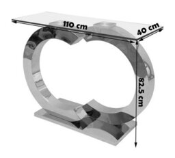 That's Furniture Channel Stylish Glass Hallway Console Table - thumbnail 7