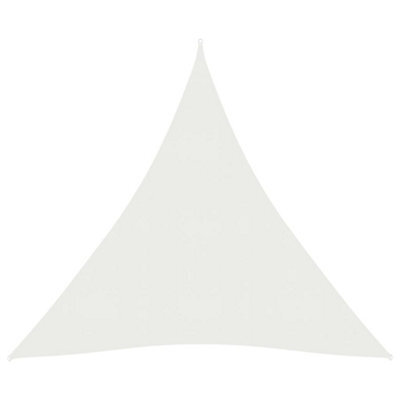 Berkfield Sunshade Sail 160 G/m2 White 3X4X4 M Hdpe - image 1