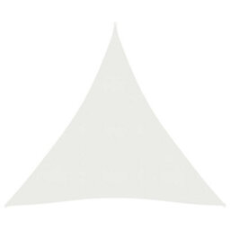 Berkfield Sunshade Sail 160 G/m2 White 3X4X4 M Hdpe - thumbnail 1