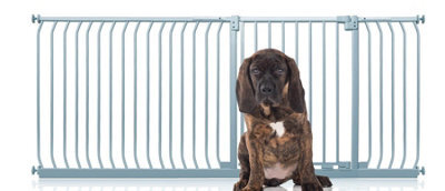 Bettacare Elite Pressure Dog Gate, 207Cm - 216Cm, Matt Grey, Pressure Fit Pet Gate For Dog And Puppy - image 1