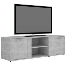 Walplus Tv Cabinet Concrete Grey 120X34X37 Cm Engineered Wood - thumbnail 3