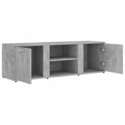 Walplus Tv Cabinet Concrete Grey 120X34X37 Cm Engineered Wood - thumbnail 6
