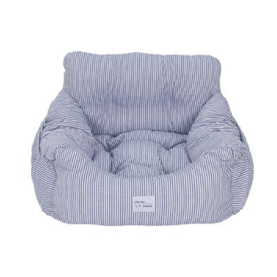 Living And Home Striped Automotive Portable Dog Cat Pet Bed With Pockets W 50 Cm X D 45 Cm - image 1
