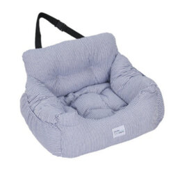 Living And Home Striped Automotive Portable Dog Cat Pet Bed With Pockets W 50 Cm X D 45 Cm - thumbnail 2