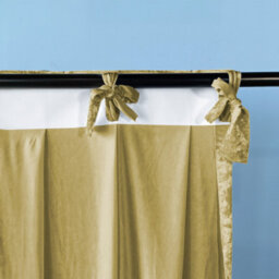 Neel Blue 4X1M Crushed Velvet Backdrop, Photography Background Blackout Curtain - Gold - thumbnail 5