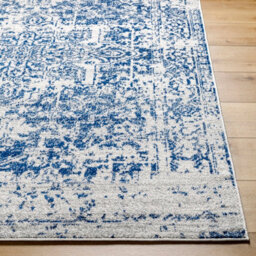 Livabliss Harput-Vintage Grey Blue Orange White Traditional Boho Living Dining Bedroom Rug 160 X 220 Cm Easy Care, Non Shedding - thumbnail 5