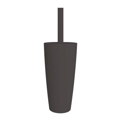Blue Canyon Boda Toilet Brush & Holder Black Deep Cleaning Flexible Bristles Odour Free Compact Durable Design - image 1