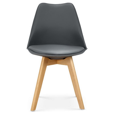 Bravich Rocco Tulip Dining Chair - Grey - image 1