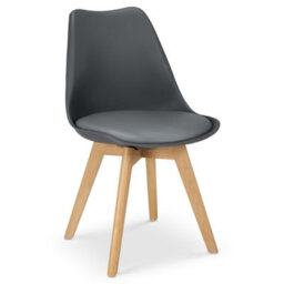 Bravich Rocco Tulip Dining Chair - Grey - thumbnail 6