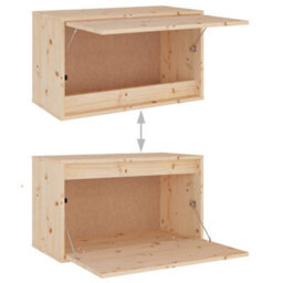 Berkfield Tv Cabinets 5 Pcs Solid Wood Pine - thumbnail 8
