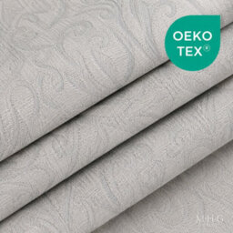 Mhg Living 100% Cotton Jacquard Room Darkening Curtains Pair - Thermal Insulated Eyelet Curtains - thumbnail 9