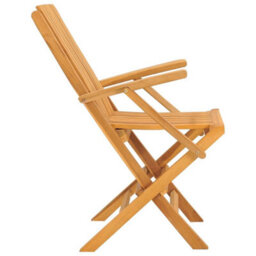 Berkfield Folding Garden Chairs 2 Pcs 61X67X90 Cm Solid Wood Teak - thumbnail 5