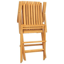 Berkfield Folding Garden Chairs 2 Pcs 61X67X90 Cm Solid Wood Teak - thumbnail 6
