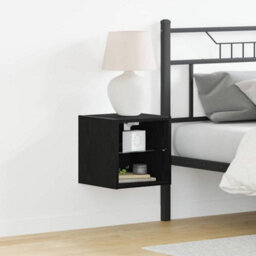 Berkfield Led Tv Cabinet Black Oak 30X28,5X30 Cm Engineered Wood