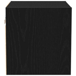 Berkfield Led Tv Cabinet Black Oak 30X28,5X30 Cm Engineered Wood - thumbnail 7