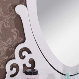 Kosy Koala Dressing Table With Mirror Stool Vanity Dresser Bedroom White Love Heart Furniture - thumbnail 3