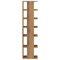 Vidaxl Shoe Cabinet Artisan Oak 28X27X102 Cm Engineered Wood - thumbnail 5