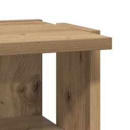 Vidaxl Shoe Cabinet Artisan Oak 28X27X102 Cm Engineered Wood - thumbnail 7