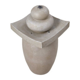 Solar Powered Water Feature Outdoor Fountain With Pump And Led Lights - thumbnail 4