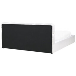 Beliani Ottoman Bed Fabric Baston 180 X 200 Cm (Eu Super King) Off-White - thumbnail 8