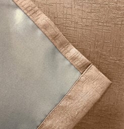 Enhanced Living Vogue Latte Natural 46 X 90 Inch (117X229Cm) Eyelet Thermal Noise Reducing Dim Out Curtains (Pair) - thumbnail 5