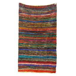 Yellow Luxury Rag Rug 154X90Cm - Brighten & Style Your Space - thumbnail 6