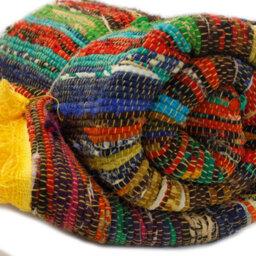 Yellow Luxury Rag Rug 154X90Cm - Brighten & Style Your Space - thumbnail 5
