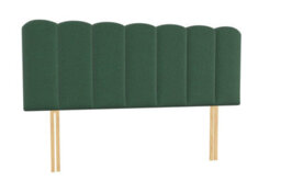 "Urban Textures Strutted Elara Boucle Divan Bed Headboard - Green 20"" Premium Boucle Upholstered Bed Headboard" - thumbnail 4