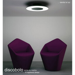 Luminosa Lighting Luminosa Discobolo Led Ceiling, 1800Lm, Matt Black / Frosted Acrylic, 3Yrs Warranty - thumbnail 5