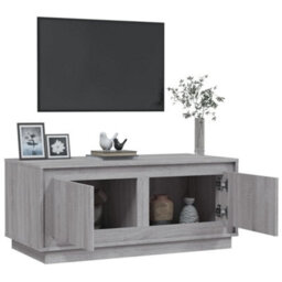 Vidaxl Coffee Table Grey Sonoma 102X50X44 Cm Engineered Wood - thumbnail 5