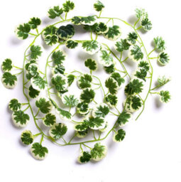 Best Artificial 7Ft - 210Cm Variegated Crab-Apple Ivy Garland String Strand Twine Decoration - Il04 - thumbnail 1