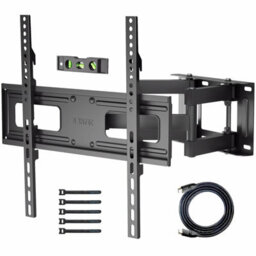 Adjustable Double Arm Tv Wall Mount For 23 To 70 Inch Led And Lcd Tv - thumbnail 1