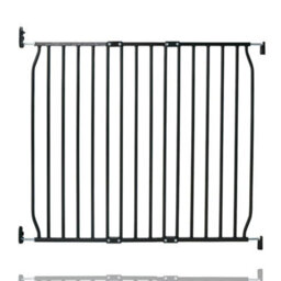 Bettacare Screw Fit Metal Dog Gate, Black, 90Cm - 100Cm - thumbnail 1