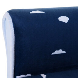 PawHut Homcom Kids Armchair Toddler Sofa Foam Filled Upholstered Couch Rocket - thumbnail 9