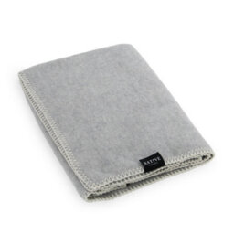 Native Natural Soft Grey Pure Wool Baby Blanket - thumbnail 2