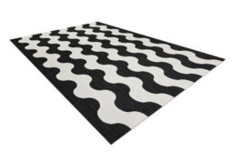 RugsX Carpet Sisal Flat 49377690 Waves Cream Black 200X290 Cm - thumbnail 3