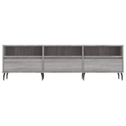 Berkfield Tv Cabinet Grey Sonoma 150X30X44.5 Cm Engineered Wood - thumbnail 5