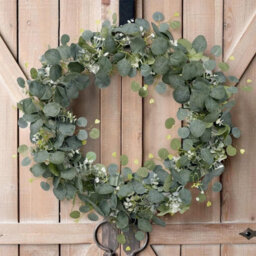 2 Pack 2 - Piece Artificial Plant Decoration, 1.8 Meters Simulated Silver Leaf Eucalyptus Rattan With Gypsophila And Flowers - thumbnail 8