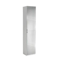 iBathUK 1700mm Tall Bathroom Mirror Cabinet Reversible Cupboard Floor Storage Furniture - thumbnail 1