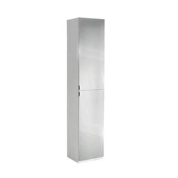 iBathUK 1700mm Tall Bathroom Mirror Cabinet Reversible Cupboard Floor Storage Furniture