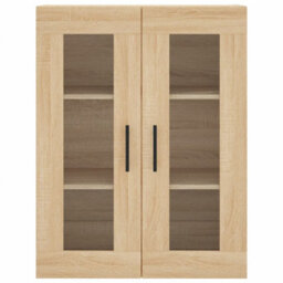 Berkfield Highboard Sonoma Oak 69.5X34X180 Cm Engineered Wood - thumbnail 6