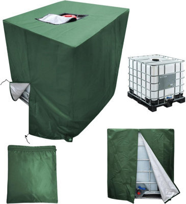 Protective Cover For 1000L Ibc Water Tank, With Handle And Zipper, 120 X 100 116 Cm - image 1
