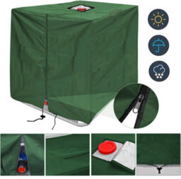 Protective Cover For 1000L Ibc Water Tank, With Handle And Zipper, 120 X 100 116 Cm - thumbnail 5
