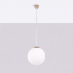 Sollux Lighting Ugo Steel/glass Taupe 1 Lights Minimalist Pendant Lamps - thumbnail 2