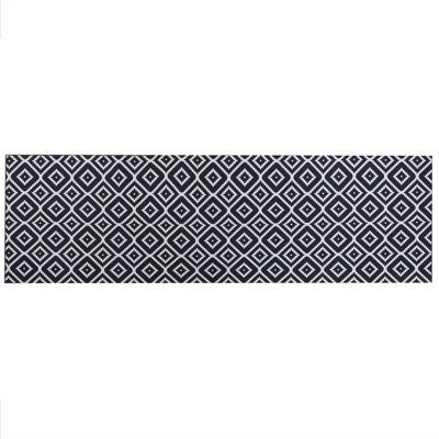 Beliani Rug Karungal Black 60 X 200 Cm - image 1