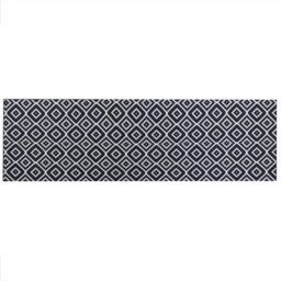 Beliani Rug Karungal Black 60 X 200 Cm - thumbnail 1