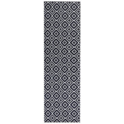 Beliani Rug Karungal Black 60 X 200 Cm - thumbnail 4